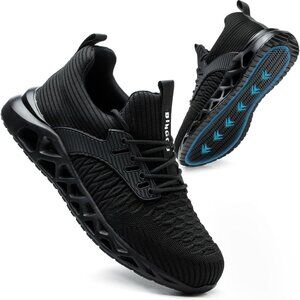 Non Slip Steel Toe Shoes for Men Women Comfortable Work Lightweight Safety Sneak